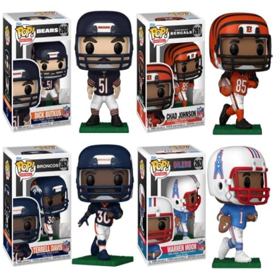 Amazon.com: Funko NFL Legends Pop! Series 6 Complete Set (4